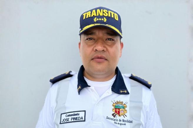 José Antonio Pineda Calderón, nuevo Comandante de Agentes de Tránsito en Ibagué