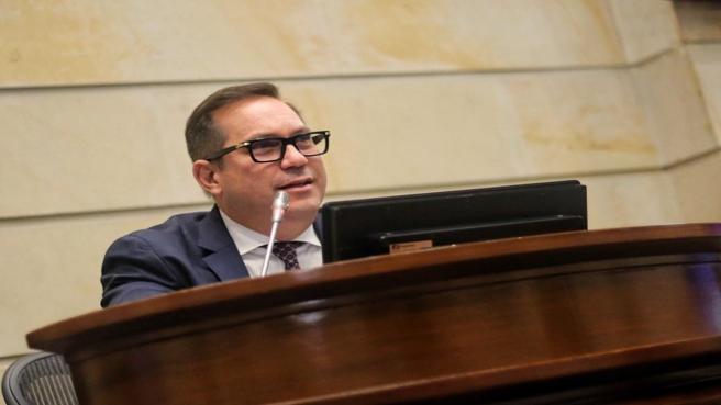 Lidio García, presidente del Senado.