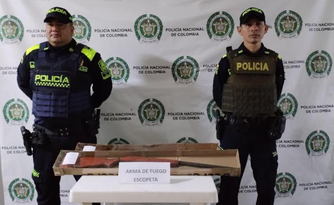 Escopetas incautadas