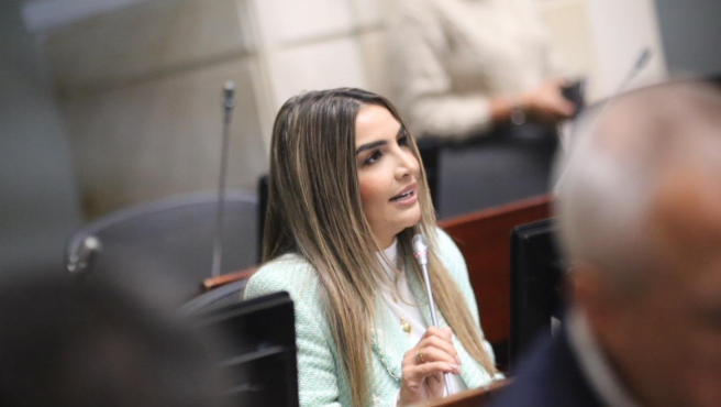 Nadia Blel, senadora.