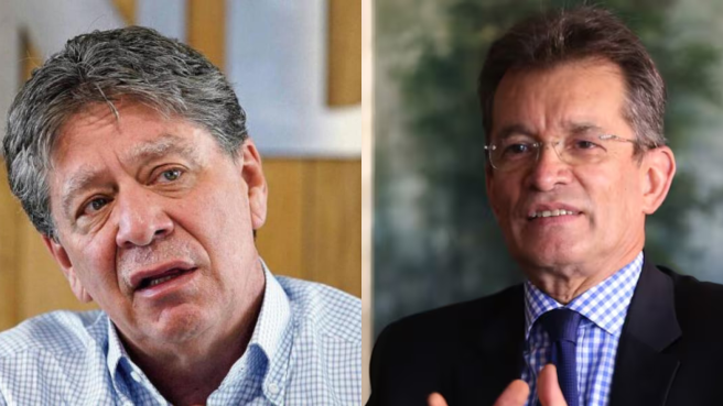 Bruce Mac Master presidente de Andi y Javier Dpiaz, presidente de Analdex.