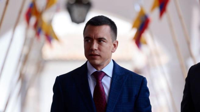 Daniel Noboa, presidente de Ecuiador.