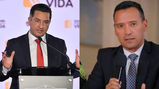 Andrés Idárraga, ministro de Justicia, Pedro Sánchez, ministro de Defensa.