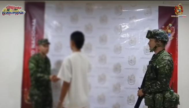 Disidente se entregó