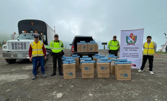 Incautación cigarrillos