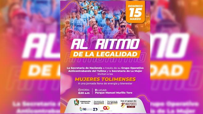 “Al Ritmo de la Legalidad”: jornada para celebrar a las mujeres tolimenses 