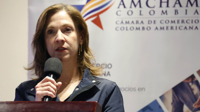 María Claudia Lacouture, presidenta de AmCham Colombia.
