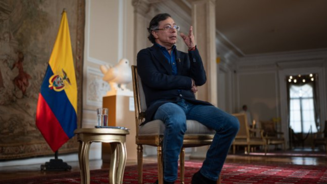 Gustavo Petro,l presidente de Colombia.