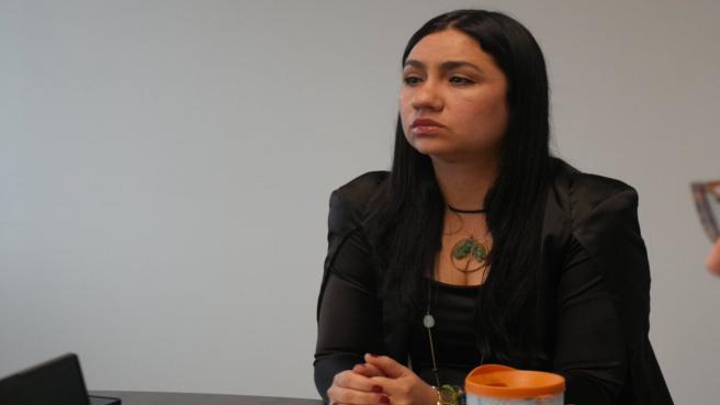 Sancdra Muñoz Cañas,  viceministra de Relaciones Laborales.