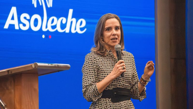 Ana María Gómez, presidente de Asoleche.