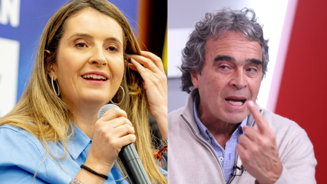 Paloma Valencia y Sergio Fajardo, candidatos a la Presidencia.