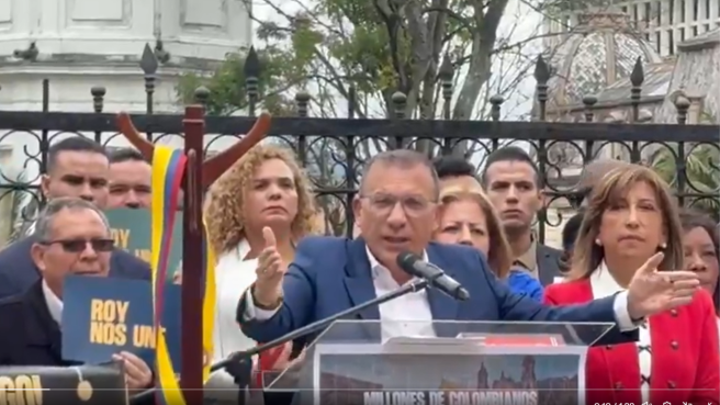 Roy Barreras, candidato presidencial.