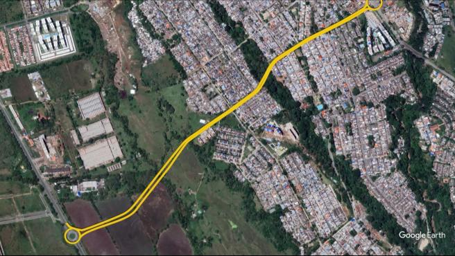 Proyecto de construcción vial calle 103 que conectará la doble calzada de la vía al Aeropuerto Perales con la avenida Mirolindo.