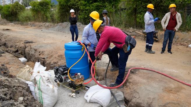 Tras superar pruebas clave, se reanudará la pavimentación en la vía a El Salado