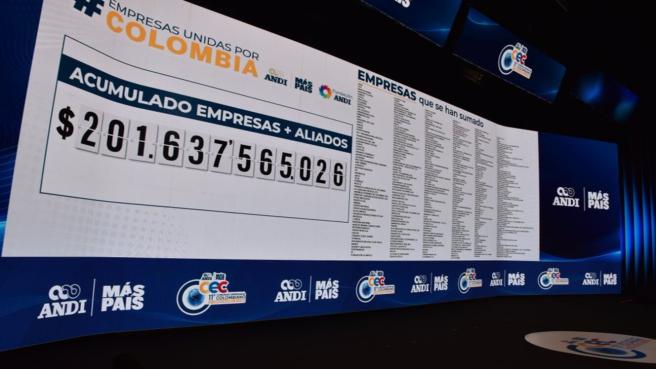 Solidaridad empresarial con las víctimas del terremoto se reflejó en las donaciones .durante el congreso de la ANDI