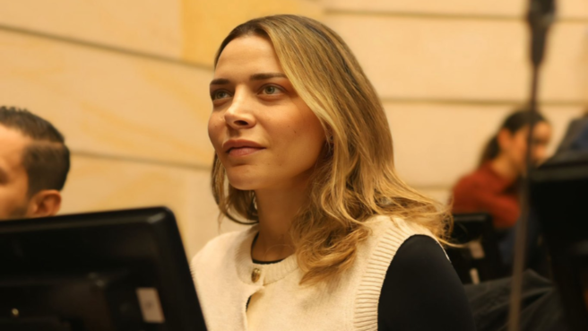 María Clara Posada, senadora.