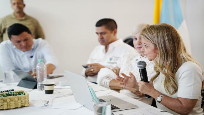 Elsa Noguera, ministra de Transporte.