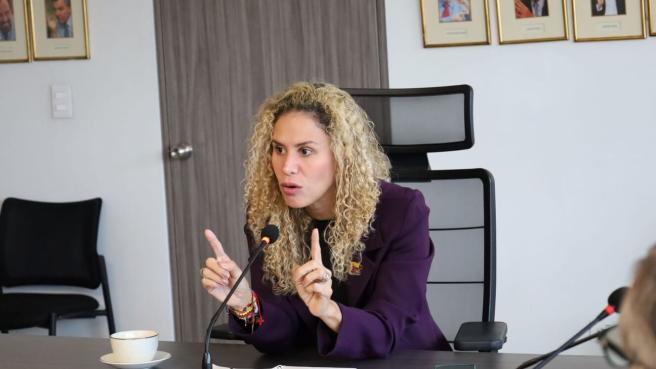 Natalia López, ministra de Trabajo.