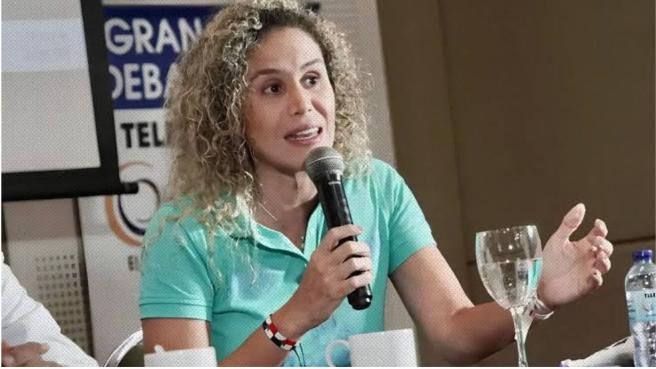Natalia López, ministra de Trabajo.