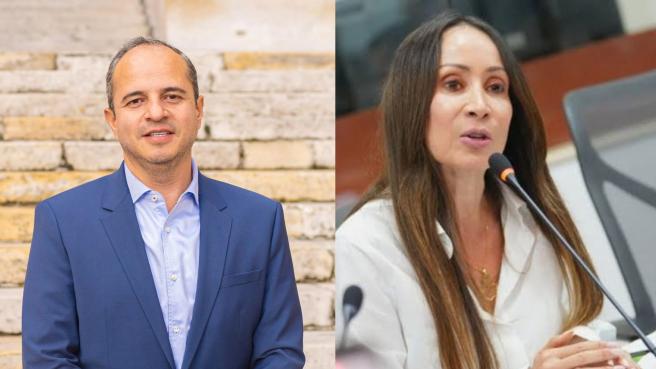 Juan Espinal senador y Ana Ligia Mora representante a la Cámara.