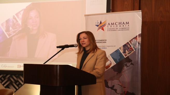 María Claudia Lacouture, presidenta de AmCham Colombia.