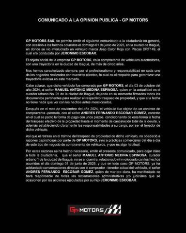Comunicado