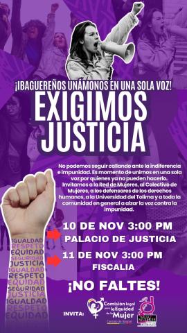 Poster compartido por la cabildante. 