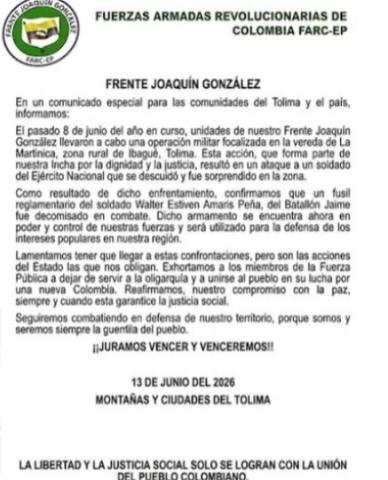 comunicado