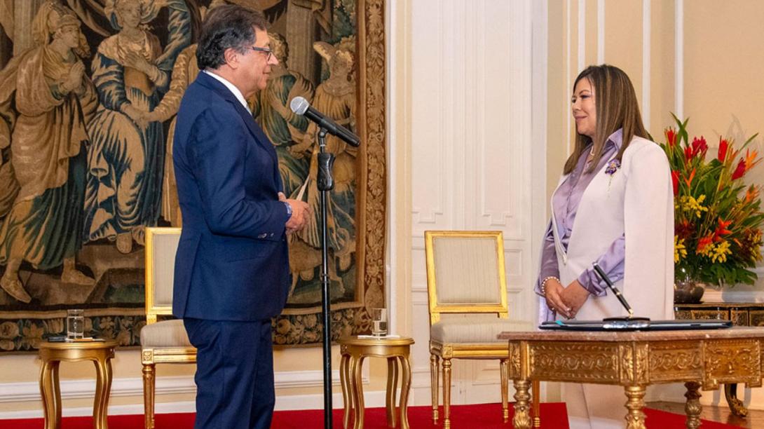 Petro y la fiscal Camargo