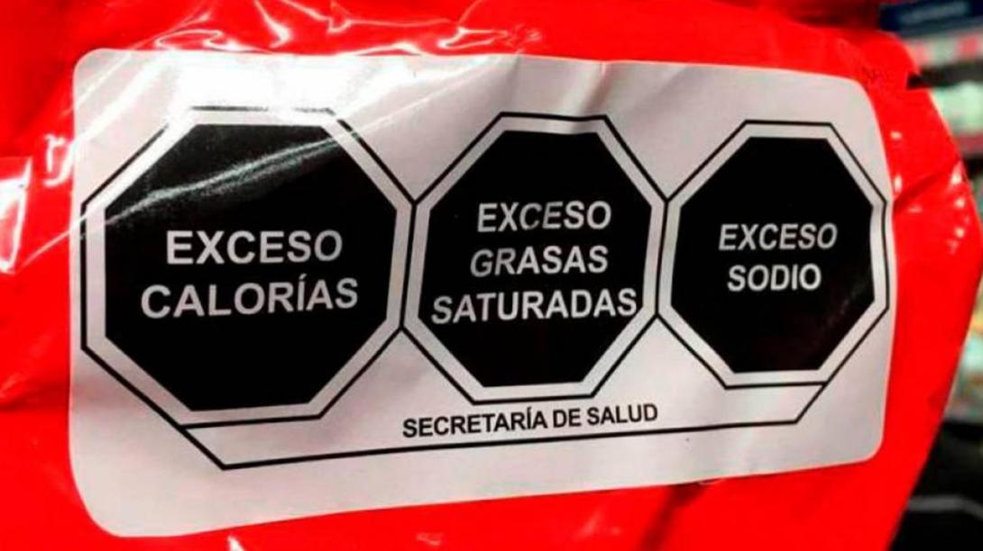 sellos octagonales en productos ultraprocesados
