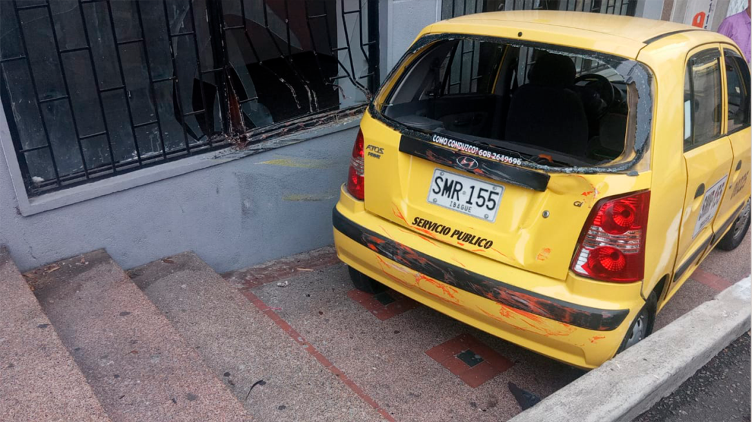 Taxi estrellado