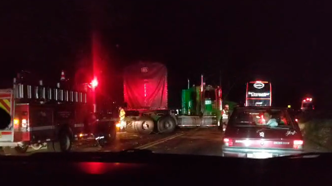 Accidente peaje Alvarado