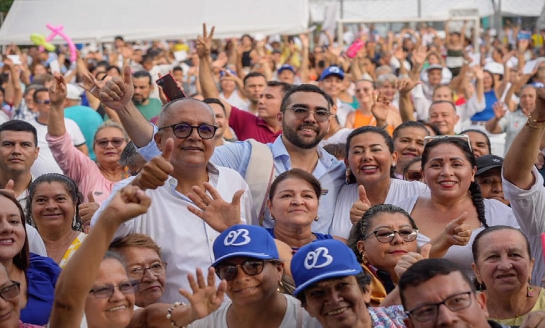 Santiago Barreto en precampaña 2024 junio 17
