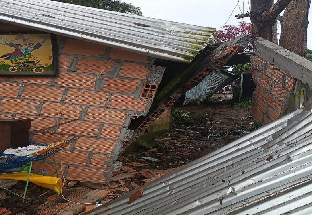 Líbano viviendas afectadas por lluvias 2024 julio 6