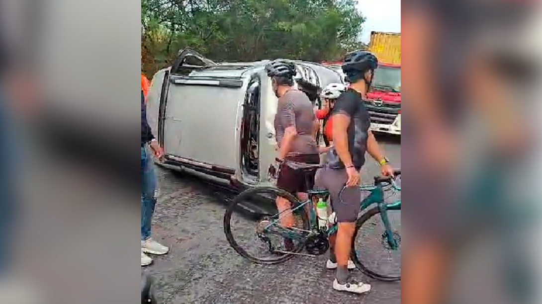 Ciclistas en riesgo