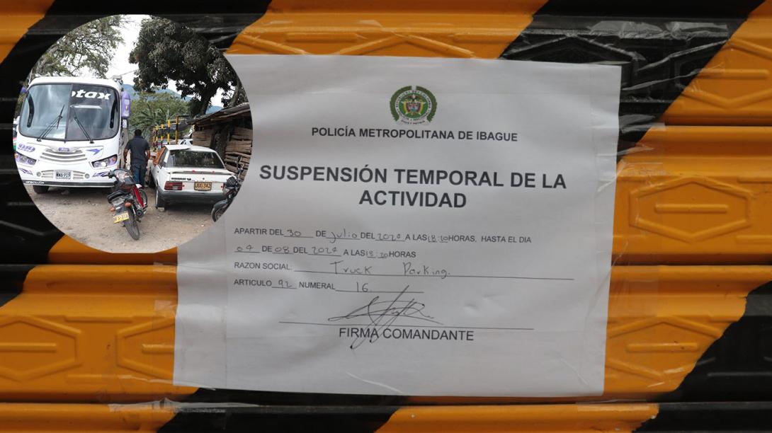 cierre parqueadero