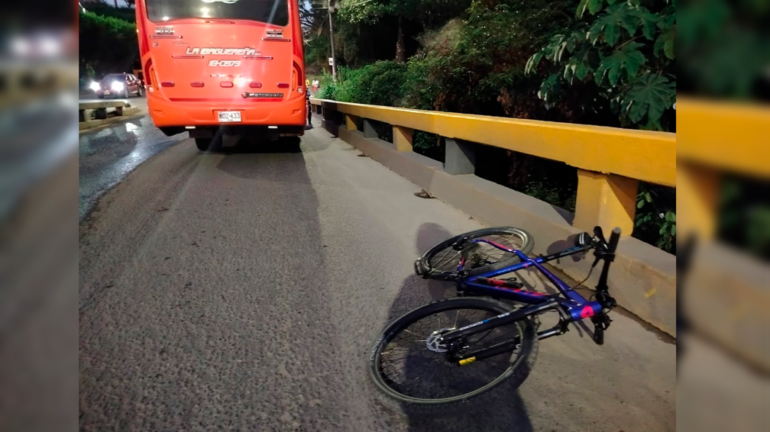 Ciclista lesionado