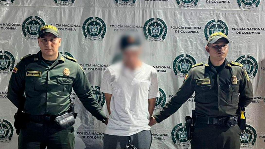 Capturan en Rovira a hombre por porte ilegal de armas de fuego