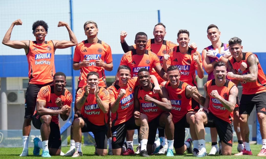 Jugadores de la Selección Colombia