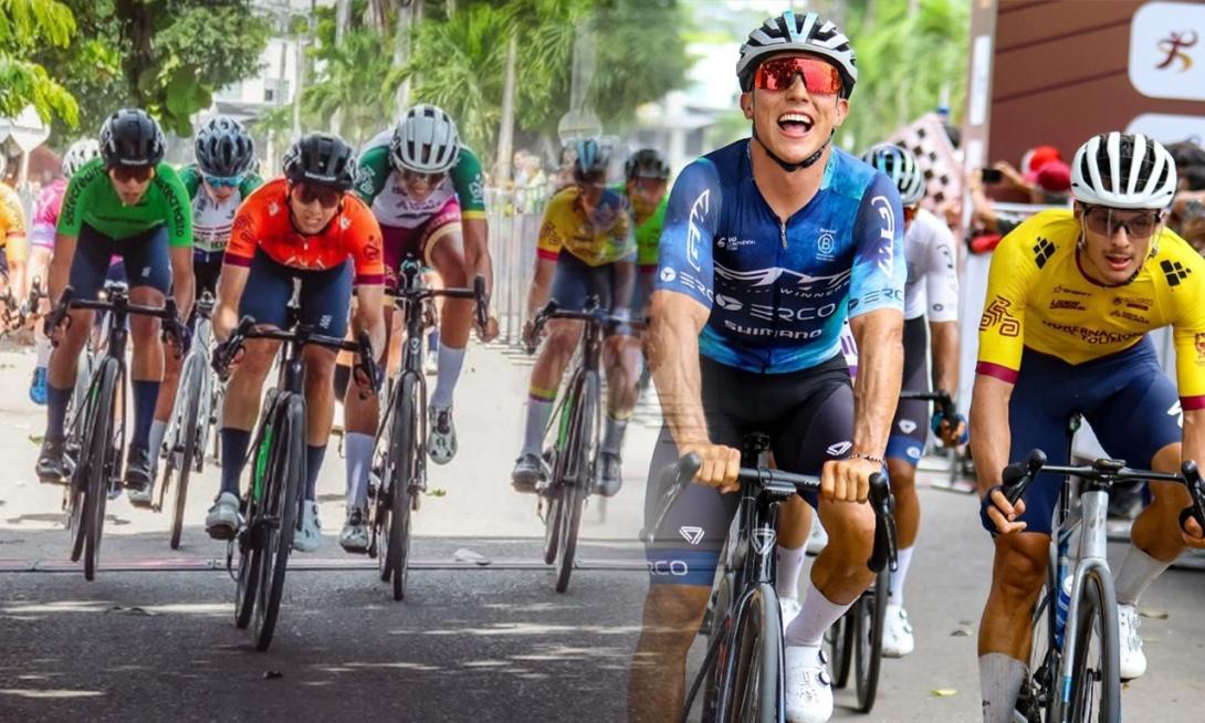Diana Carolina Peñuela y Nicolás Gómez de GW Erco Shimano, ganadores de la segunda etapa de la Vuelta al Tolima 2025