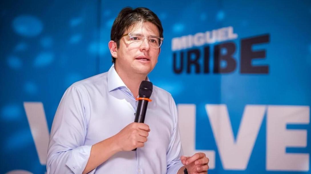 Miguel Uribe Turbay, senador.