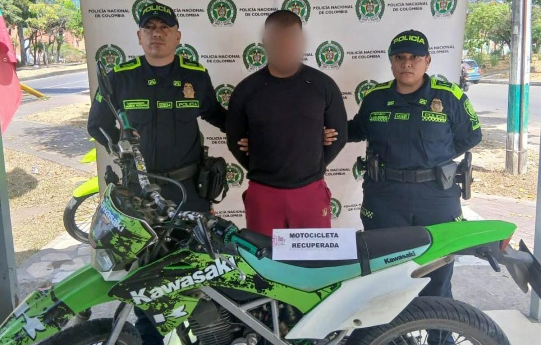 Moto hurtada