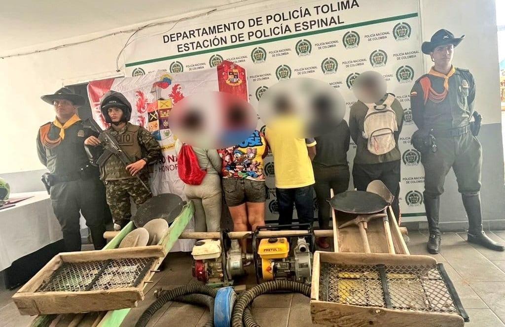 Capturados minería