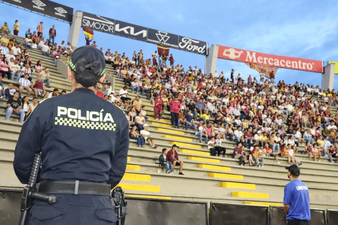 Medidas para el partido Deportes vs Boyaca Chico 