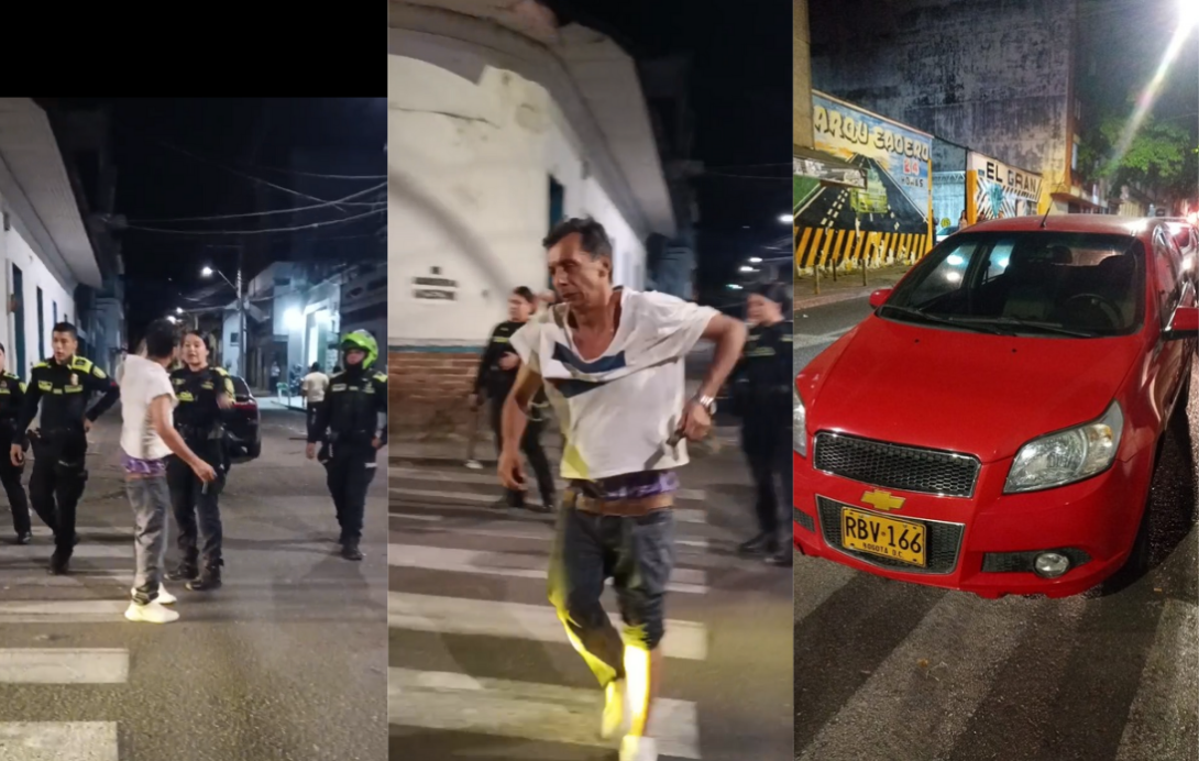 Borracho en la 14