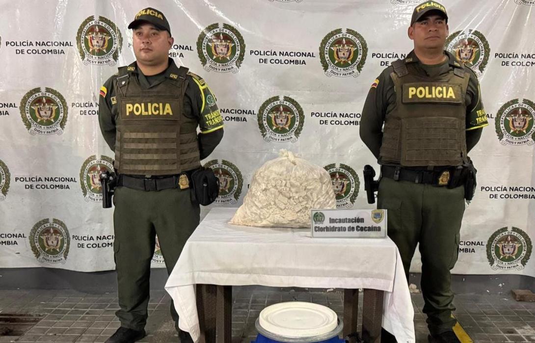 Cocaina incautada