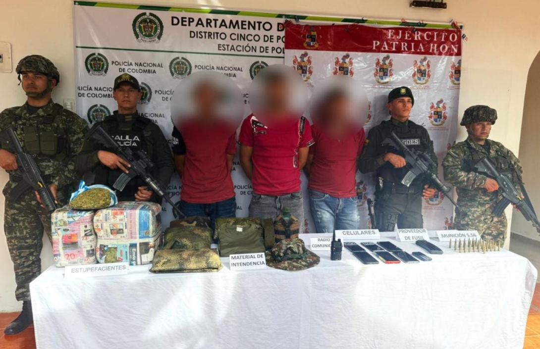 Captura extorsionistas