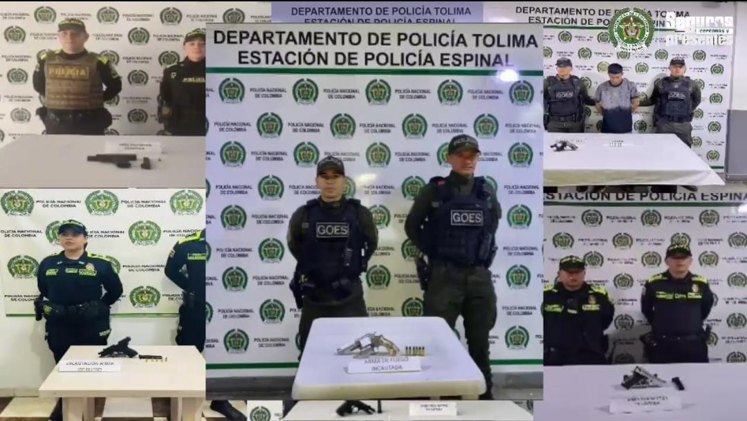 Incautación armas