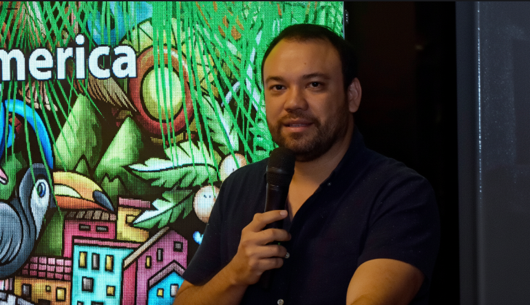Allan Madariaga, representante de palmicutores de Honduras.