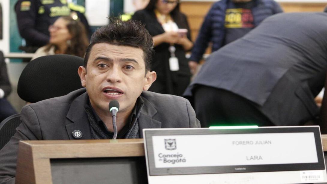 Julián Forero, 'Fuchi', concejal de Bogotá.